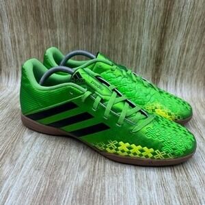 Adidas Predito Indoor Soccer Shoes Men's Size 10 Green Athletic Sneakers‎ Q21675